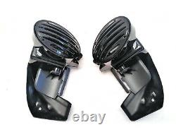 Black Vented Lower Fairing w 6x9 Speaker Boxes Pods for 1994-2013 Harley Touring