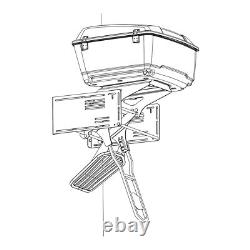 Black Wall Mount Storage Rack Fit For Harley Touring Street Road Glide