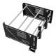 Black Wall Mount Storage Rack Fit For Harley Touring Touring Road King Glide Us