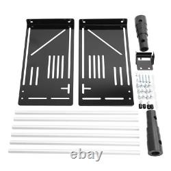 Black Wall Mount Storage Rack Fit For Harley Touring Touring Road King Glide US