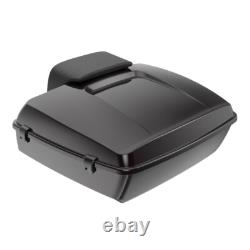 Blackened Cayenne Rushmore Chopped Tour Pack Pak For 97+ Harley Touring/Softail