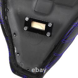 Blue Stitching Tour Step-Up Lattice Stitch Seat For Harley Touring Models 08-23