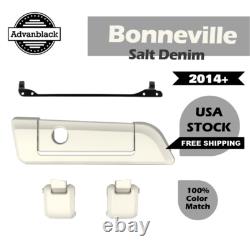 Bonneville Salt Denim Hinges Latch For Harley Tour Pack Advanblack
