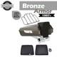 Bronze Armor Razor Tour Luggage Trunk Pack For Harley Davidson 1997+