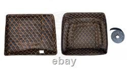 Bronze Armor Razor Tour Luggage Trunk Pack For Harley Davidson 1997+