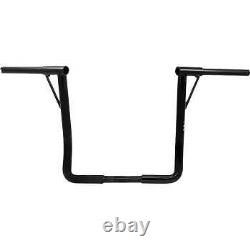 Burly 19in Gloss Black Louie Handlebar Harley Tour Glide Ultra Glide 96
