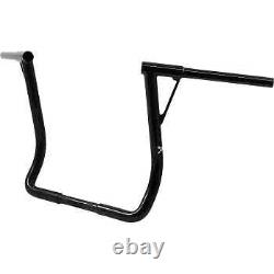 Burly 19in Gloss Black Louie Handlebar Harley Tour Glide Ultra Glide 96