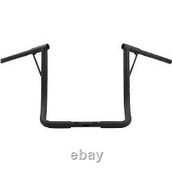 Burly 19in Textured Black Louie Handlebar Harley Tour Glide Classic 81-93