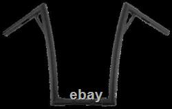 Burly 19in Textured Black Louie Handlebar Harley Tour Glide Classic 81-93