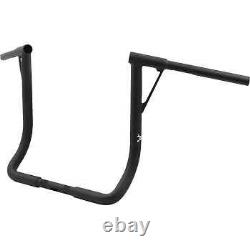 Burly 19in Textured Black Louie Handlebar Harley Tour Glide Ultra Glide 96