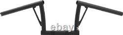 Burly 8in Textured Black Viejocito Handlebar Harley Tour Glide 80-86