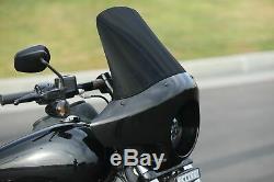 Burly Brand Black Tall Touring Sport Fairing Windshield Harley 35 39 41 49 mm