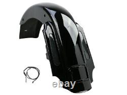 CVO Stretched Rear Fender with LED Lights for 1993-2008 Harley Davidson Touring