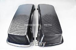 CVO Style 6x9 Speaker Lids 93-13 Harley Saddlebag Touring Road King Street Glide