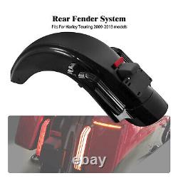 CVO Style LED Rear Fender System For Harley Touring Road Electra Glide 2009-2013