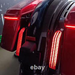 CVO Style LED Rear Fender System For Harley Touring Road Electra Glide 2009-2013