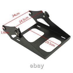 Chopped Backrest Rack Base Plate Fit For Harley Tour Pak Electra Glide 2014-2025
