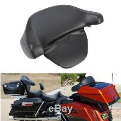 Chopped King Tour Pack Pak Backrest fit For Harley Touring Street Glide 97-13