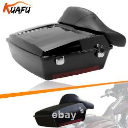 Chopped Luggage Trunk For 1997-2013 Harley Davidson Touring Street Electra Glide