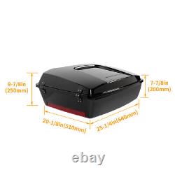 Chopped Luggage Trunk For 1997-2013 Harley Davidson Touring Street Electra Glide