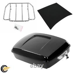 Chopped Luggage Trunk Top Luggage Rack For Harley Touring Glide 2014-25
