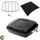 Chopped Luggage Trunk Top Luggage Rack For Harley Touring Glide 2014-25