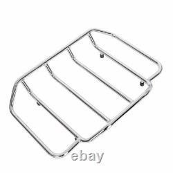 Chopped Luggage Trunk Top Luggage Rack For Harley Touring Glide 2014-25