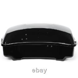 Chopped Luggage Trunk Top Luggage Rack For Harley Touring Glide 2014-25