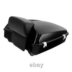 Chopped Pack Trunk Backrest Mounting Fit For Harley Tour Pak Road King 1997-2008