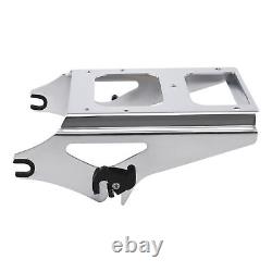 Chopped Pack Trunk Backrest Rack Docking Hardware Fit For Harley Touring 2009-13