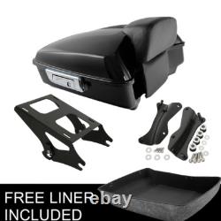 Chopped Tour Pack Backrest Mount Docking Hardware Fit For Harley Touring 14-25