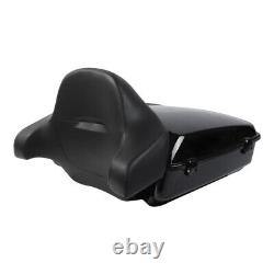 Chopped Tour Pack Backrest Mount Rack Base Plate Fit For Harley Road King 14-25