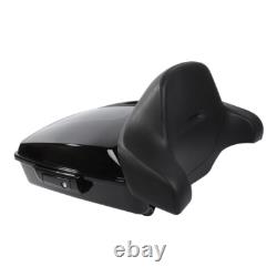 Chopped Tour Pack Backrest Mount Rack Base Plate Fit For Harley Road King 14-25