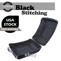 Chopped Tour Pack Liners Black Stitching For Chopped Touring Pak Advanblack