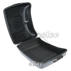Chopped Tour Pak Pack Trunk Backrest For Harley Touring Road King Glide 2014-19