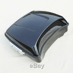 Chopped Tour Pak Pack Trunk Backrest Pad For Harley Touring Road King 2014-2019