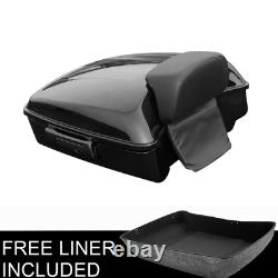 Chopped Tour Pak Pack Trunk Black Latch Backrest For Harley Touring 2014-2020 US
