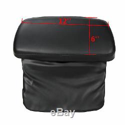 Chopped Tour Pak Pack Trunk +Pad with Two-Up Rack For Harley Road King Glide 14-20