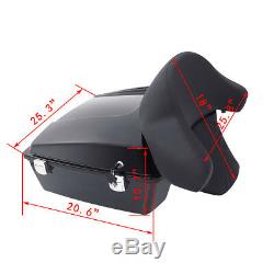 Chopped Trunk & Backrest For Harley Touring Tour Pak Pack Street Glide 1997-2013