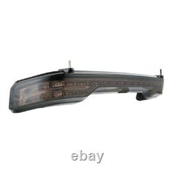 Chopped Trunk Backrest LED Tail Light Mount Rack Fit For Harley Touring 2014-26