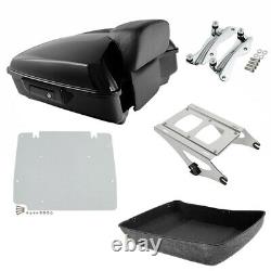 Chopped Trunk Backrest Mount Plate Docking Fit For Harley Tour Pak Touring 14-22