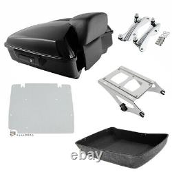 Chopped Trunk Backrest Mount Plate Docking Fit For Harley Tour Pak Touring 14-23