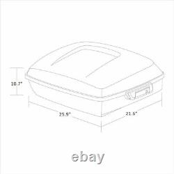 Chopped Trunk Backrest Mount Plate Docking Fit For Harley Tour Pak Touring 14-23