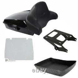 Chopped Trunk Backrest Mount Plate Fit For Harley Tour Pak Street Glide 14-22 15