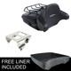 Chopped Trunk Backrest Solo Rack Fit For Harley Tour Pak Electra Glide 2014-2024