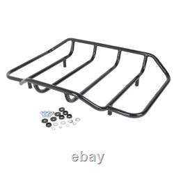 Chopped Trunk Backrest Solo Rack Fit For Harley Tour Pak Electra Glide 2014-2024