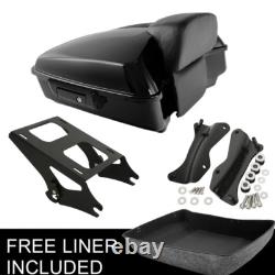 Chopped Trunk Latch Pad Mount Docking Fit For Harley Tour Pak Touring 2014-2023