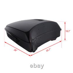 Chopped Trunk Latch Pad Mount Docking Fit For Harley Tour Pak Touring 2014-2023