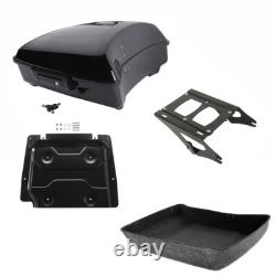 Chopped Trunk Luggage Mount Base Plate Fit For Harley Touring Road King 14-2026