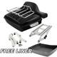 Chopped Trunk Mount Rack Docking Kit Pad Fit For Harley Touring Road King 14-up